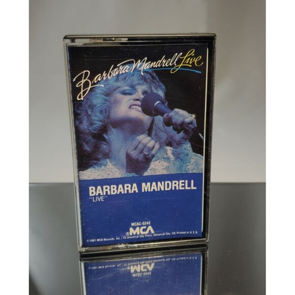 Barbara Mandrell "Live" Cassette Tape 1981 RCA Records - Picture 1 of 3